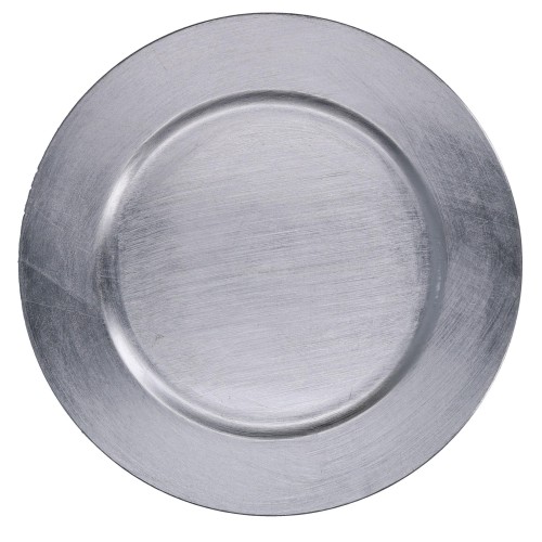 Smooth silver plate